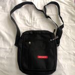 New Black red sporty utility exercise streetwear crossbody bag purse Photo 0