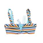 l*space L* Lee Lee Bralette Bikini Top Size S Over The Moon Stripe‎ NWT Photo 2