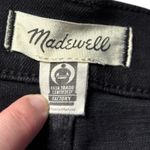 Madewell  Jeans Black Mid Rise Kick Out Flare Denim Stretch Size 31 petite Short Photo 6