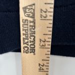 Talbots  Women Navy Blue Fruit Embroidered Crew Neck 3/4 Sleeve Sweater Sz Large Photo 3