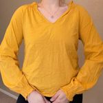 H&M Yellow Scrunch Detailing Top Photo 0