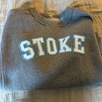 Stoke Free People Movement Grey Crewneck Gray Size L Photo 2