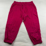 A New Day Hot Pink Linen Blend Jogger Pant XXL Photo 0