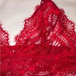 Red Lace Bralette Photo 1