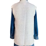 Vintage Knit Sweater Vest Cardigan Size L Photo 3