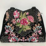 Vintage Christiana beaded embroidered purse women’s floral handbag Photo 5