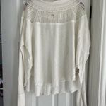 Free People White Knit Sweater Photo 0