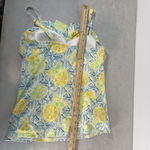Lands' End Lands‎ End Tankini Top Women 6 Multi Color Lined Lemon Built In Bra Beach Swim Photo 6