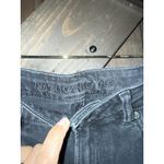 American Eagle  AE Jeans Womens Sz 10‎ Black Mom Jean Distressed Denim Photo 2