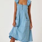 Anthropologie Pilcro Flutter Sleeve Midi Dress Photo 0