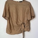 Ted Baker Robbiee dotted integral tie top size 6 Photo 2