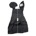 Rumored‎ Napa Valley Mini Dress SMALL Black Lace Smocked Quiet Luxury Fairy NWT Photo 6