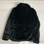 Andrew Marc LG Fur Reversible shiny in-line zip up coat Photo 5