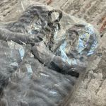 Soma Gray Fluffy Slides House Slippers Slides with Bow Detail Photo 1