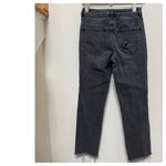 PacSun Black Wash Cotton Ripped Distressed Mom Jeans Size 23 Photo 2