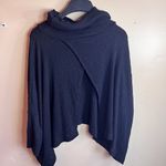 Free People Beach Womens Oversized Turtleneck Sweater Size XS Slit Open Back Photo 5