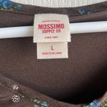 Mossimo Supply Co. Brown Floral Dress Size L Photo 1