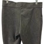 Andrew Marc Sueded Seam Front Ankle Length Pull On Black Pants Womens Medium Photo 3