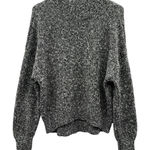 Jones New York Black & White Chunky Knit Long Sleeve Mock Neck Sweater Size M Photo 0