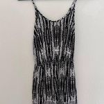 Moschino Black and White Tribal Print Romper Photo 0