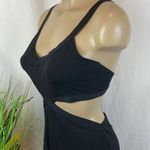 ZARA Black Wide Leg Cutout Top Sleeveless Jumpsuit Pantsuit M Photo 3