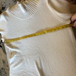 Eileen Fisher  White Cotton Blend Knit Sweater Size‎ Large Photo 6