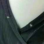 Paper Crane  Black Short Sleeve V-Neck Bodysuit Size M Photo 3