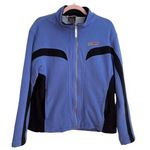 Karbon Purple and Black Fleece Zip Up Sweatshirt Size M Photo 0