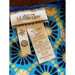 Matilda Jane Royal Blue Violets Are Blue Floral Print Sleeveless Dress Size 10 Photo 8