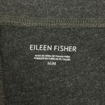 Eileen Fisher  Sz M Charcoal Heather Knit Yoga Pants Lounge Straight Leg Comfy Photo 3