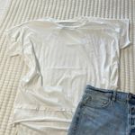 Current/Elliott Current Elliott White The High Low Tee Size 2 (M) NWT Photo 0