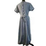 Basic additions‎ women’s size medium, short sleeve maxi denim dress Photo 3