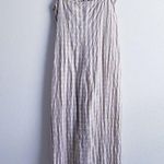 ZARA Gingham Knot Midi Slit Tank Top Dress Photo 6