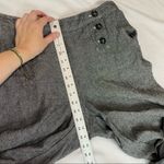 Maurice's Dark Heather Gray Linen Wide Leg Pants Photo 4