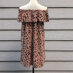 Primark  Off-Shoulder Leopard Print Dress Photo 5