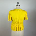 Cleobella  Yellow Ruffle Crop Top Photo 4
