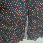 New Look  Women's Black Rose Floral Pattern Modest Long Maxi 3/4 Sleeve Dress 8 Photo 4