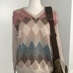 IZOD Vintage Multicolored Argyle Sweater Photo 0