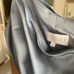 Revelry Jade Satin Dress Blue Size 4 Photo 8