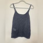 Banana Republic Women’s Linen-Blend Cropped Sweater Black Tank Top Size M Photo 6
