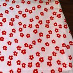 SheIn Light Pink with Red Flowers Mini Skirt Zipper Size Small Photo 1