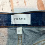 Frame High Rise Straight Leg Frayed Hem Jeans Size 29 Photo 3