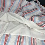 Crown & Ivy  PM sleeveless tiered midi dress square neck lined striped patriotic Photo 6