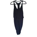 Athleta Quiet Luxury Sleeveless Racerback Blouson Dress XS Black Capsule LBD Photo 2