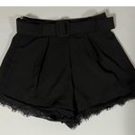 Black Pleated Belted High Photo 1