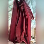 wilson's leather  Red Zipper Close Wallet with Silver hardware Photo 6