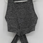 Beyond Yoga  heather gray crossover crop top medium Photo 0