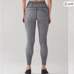 Lululemon Women's Size 4 Fast Free Leggings Frozen Fizz White Black Photo 1