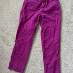 Gap Fuchsia Straight Khaki High-Rise Pants Photo 2
