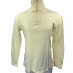 Benger Women's Yellow Long Sleeve 1/4 Zip High Neck Sweatshirt Sweater Top Sz 6 Photo 0